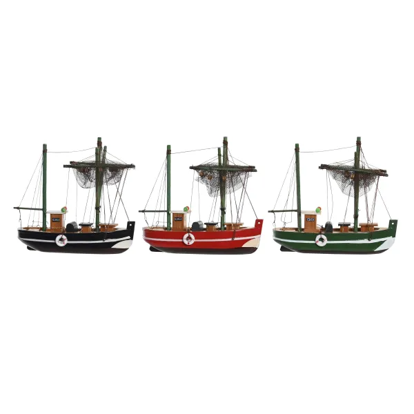 figura maqueta barco madera decoracion