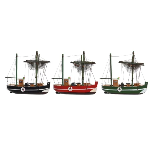 figura maqueta barco madera decoracion
