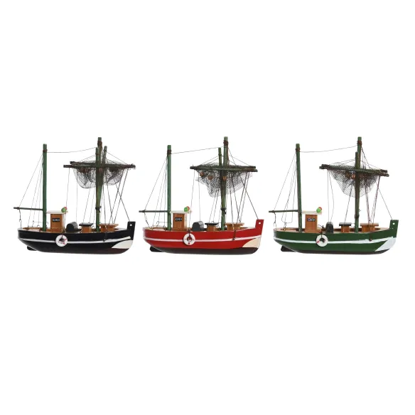 figura maqueta barco madera decoracion