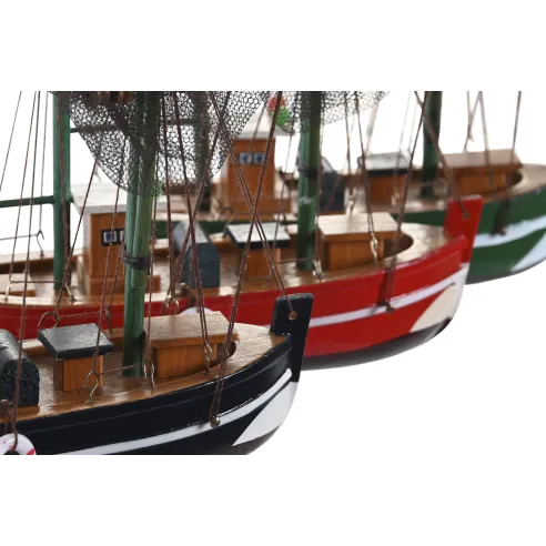 figura maqueta barco madera decoracion