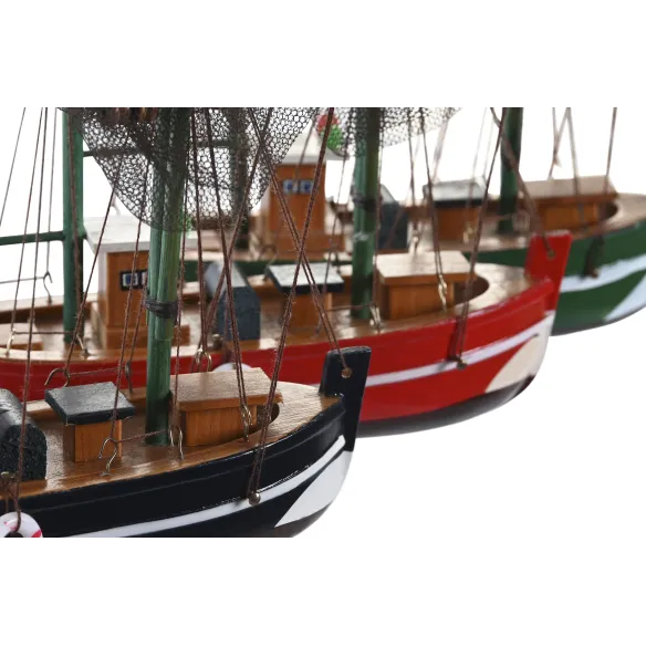 figura maqueta barco madera decoracion