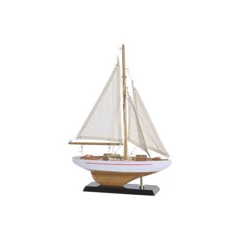 figura maqueta barco madera