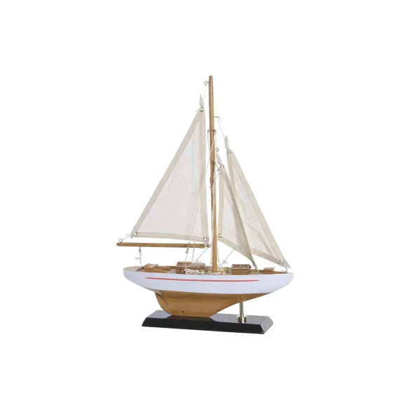 figura maqueta barco madera