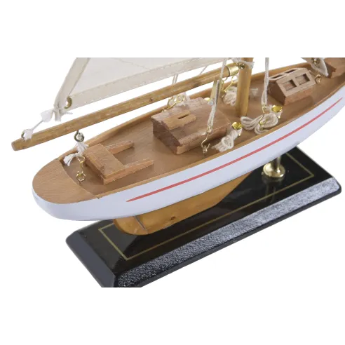 figura maqueta barco madera
