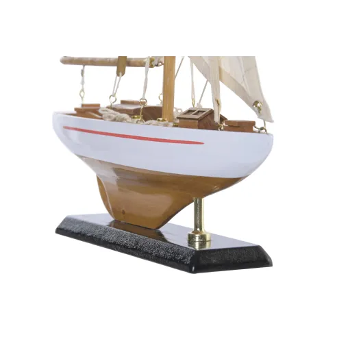 figura maqueta barco madera