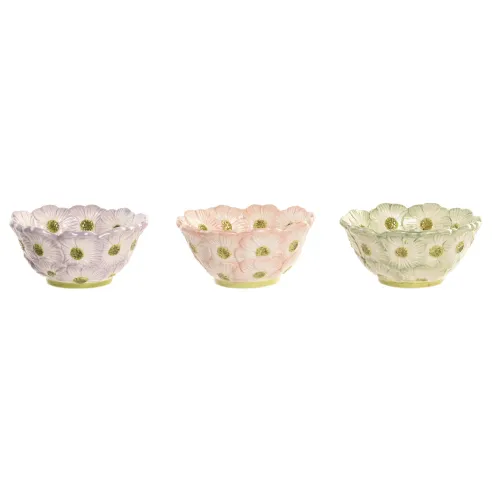 bandeja ceramica flores vaciabolsillos