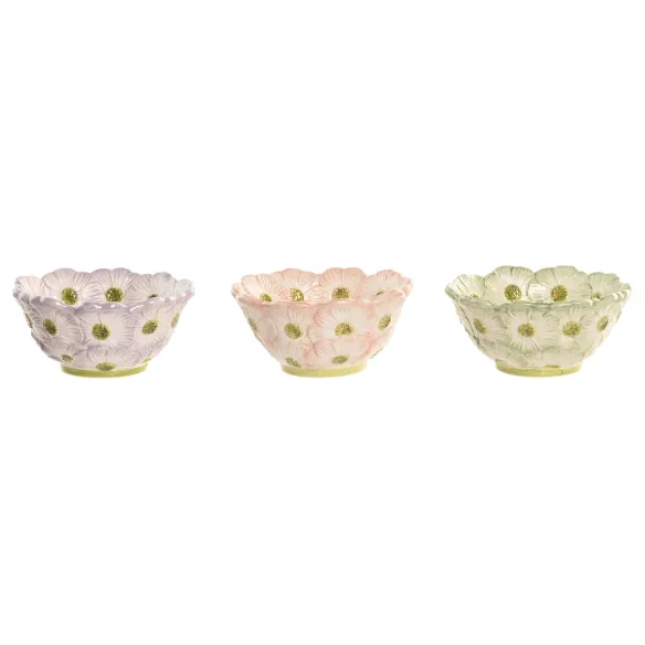 bandeja ceramica flores vaciabolsillos