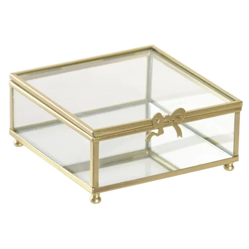 caja joyero cristal lazo
