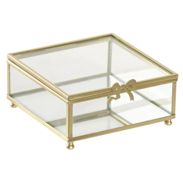 caja joyero cristal lazo
