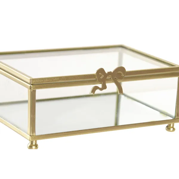 caja joyero cristal metal lazo 2