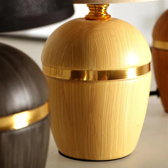 lampara sobremesa filo dorado