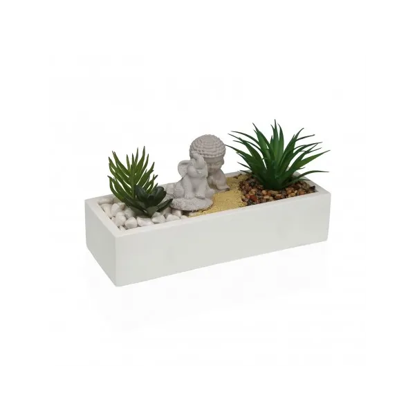 maceta jardin cemento blanco elefante bu
