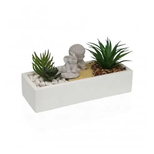 maceta jardin cemento blanco elefante bu