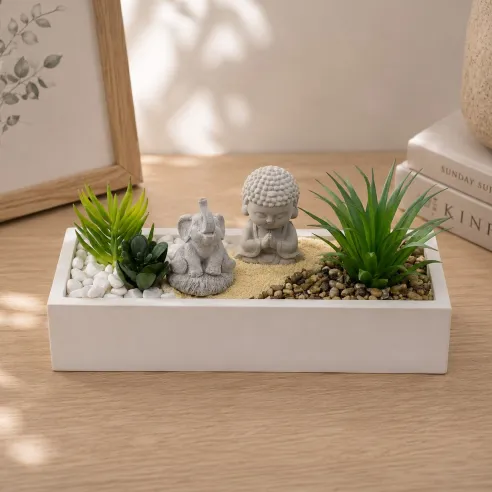 maceta jardin cemento blanco elefante bu