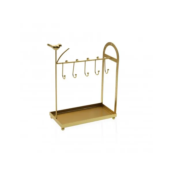 joyero pajaro con base dorado