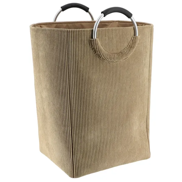cesta para ropa plegable 55l terciopelo