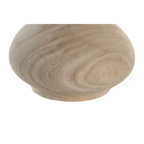 jarron paulownia natural marron