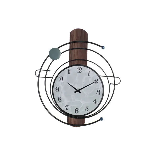 reloj pared hierro mdf silueta