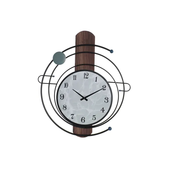 reloj pared hierro mdf silueta