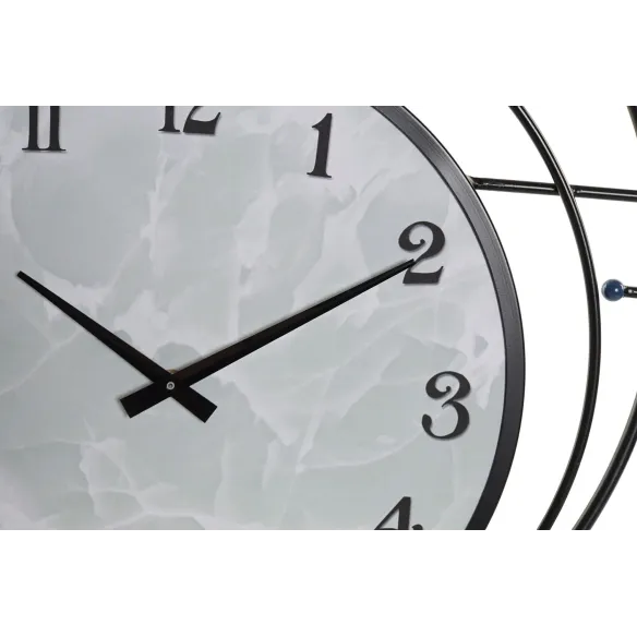 reloj pared hierro mdf silueta