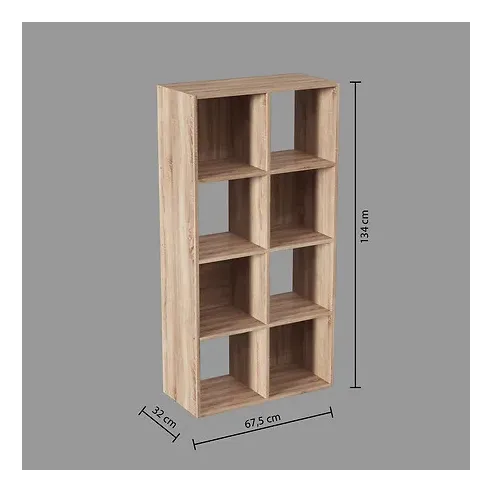 estanteria natural 8 compartimentos