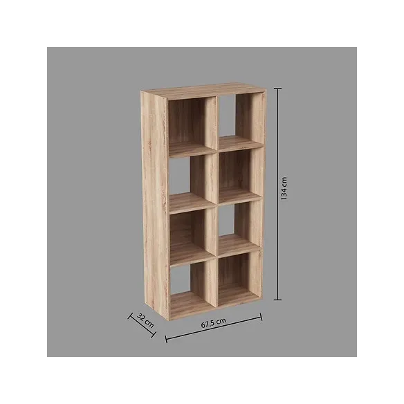 estanteria natural 8 compartimentos