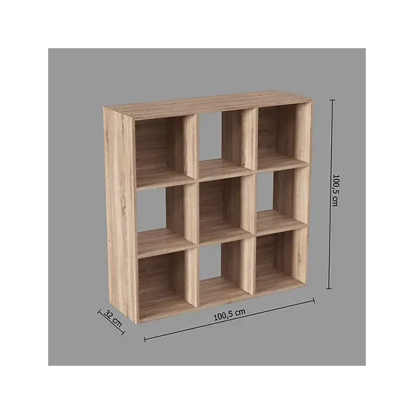 estanteria natural 9 compartimentos