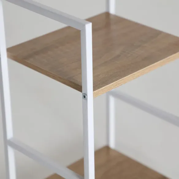 estanteria trani 2 estantes blanca