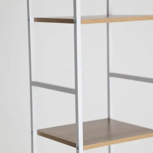 estanteria trani 5 estantes blanca