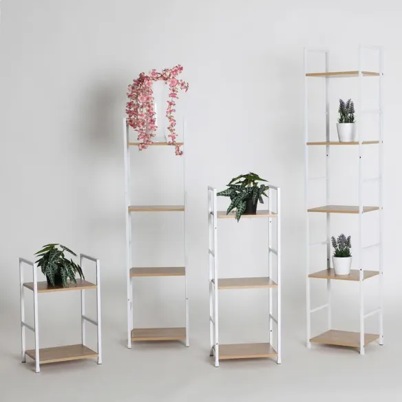 estanteria trani 5 estantes blanca