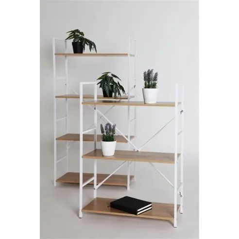 estanteria blanca 3 baldas madera