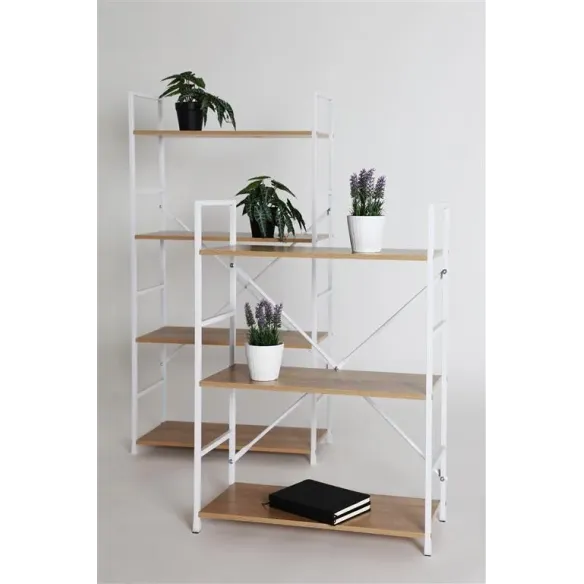 estanteria blanca 3 baldas madera