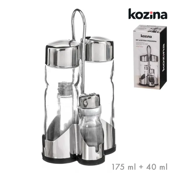 set aceitera y vinagrera 150 ml sal 50ml