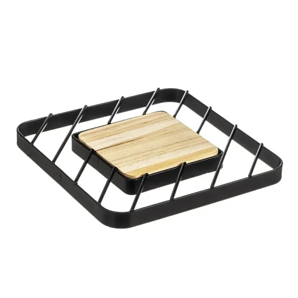 salvamantel metal madera 18 cm