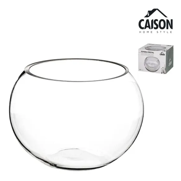 pecera cristal jarron 15cm