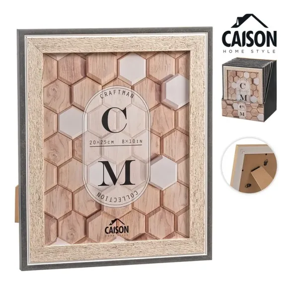 marco de fotos 20x25 geo wood