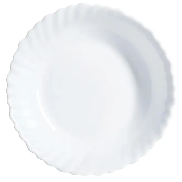 plato postre feston blanco 185 cm