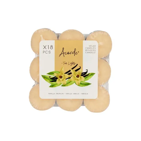 set dieciocho velas tea vainilla