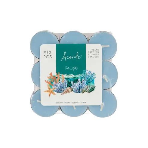 set dieciocho velas tea oceano