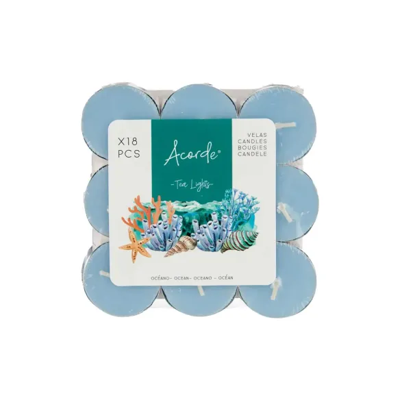 set dieciocho velas tea oceano