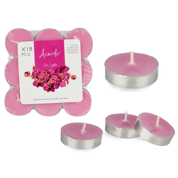 set dieciocho velas tea orquidea