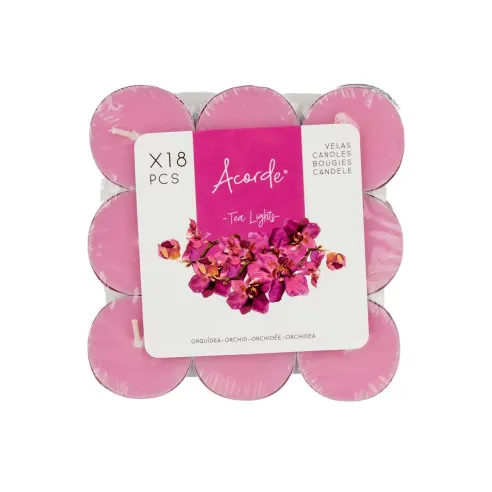 set dieciocho velas tea orquidea