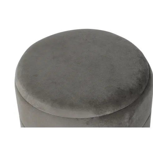 reposapies redondo baul gris