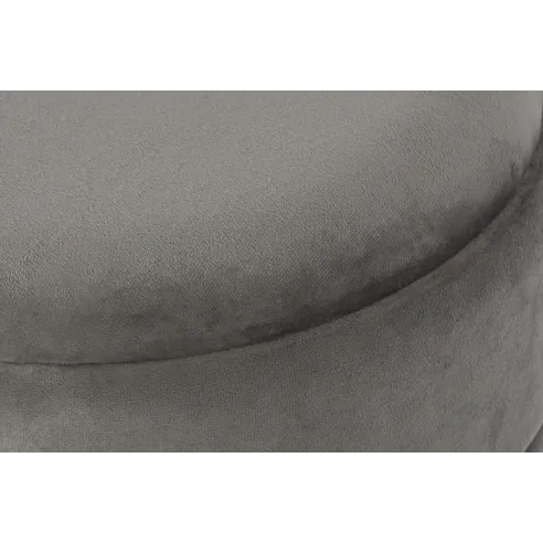 reposapies redondo baul gris