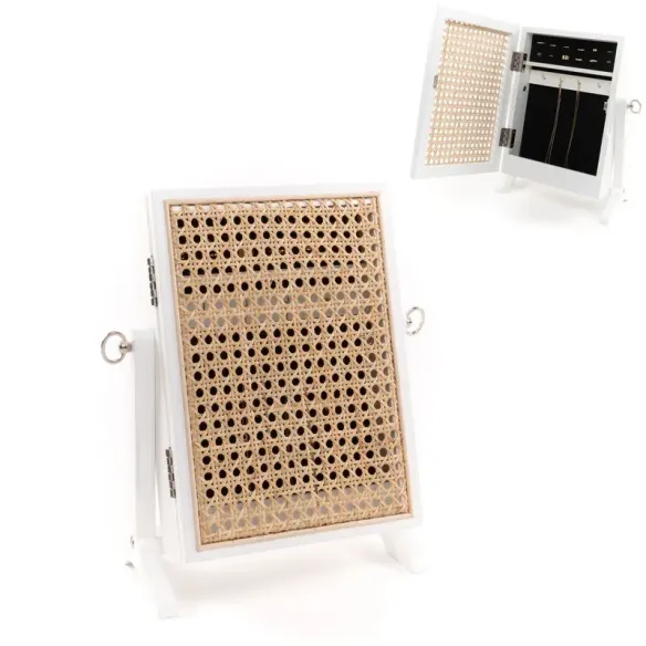 joyero armario sobremesa rattan