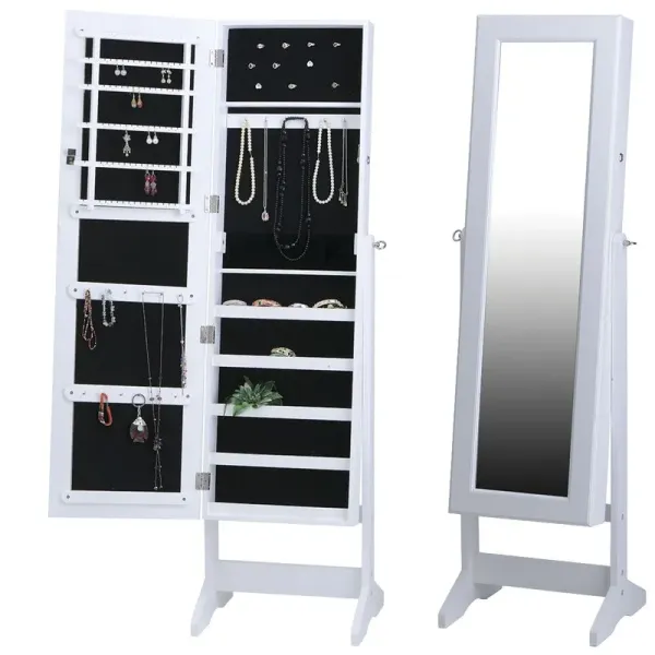armario joyero espejo vestidor blanco