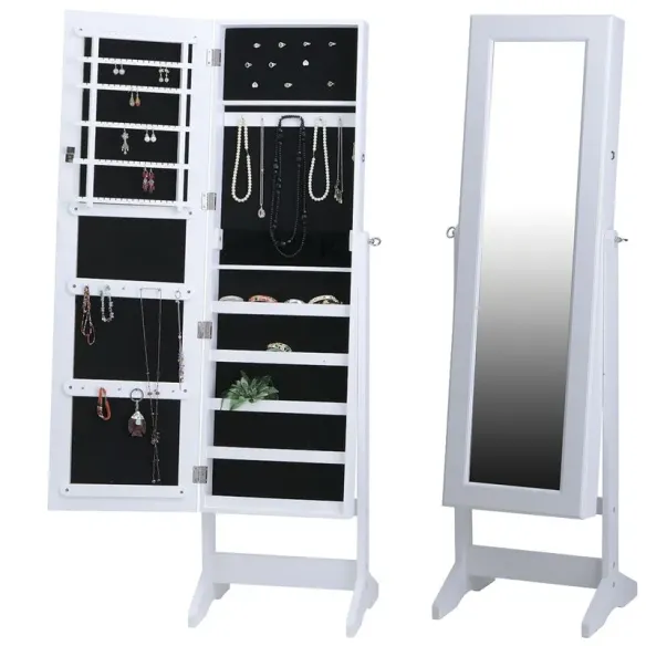 armario joyero espejo vestidor blanco