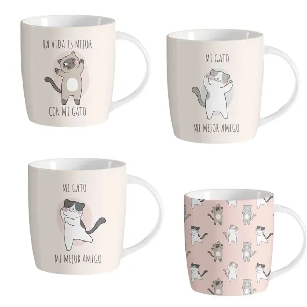 mug gatos 350 ml