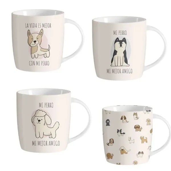 mug perros 350 ml