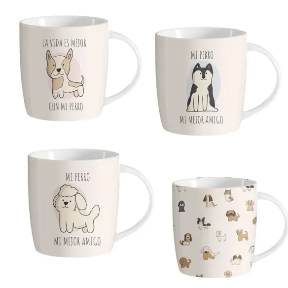 mug perros 350 ml
